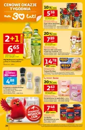 Gazetka promocyjna Auchan - 30 Lat Hipermarket - Gazetka - ważna od 11.03 do 11.03.2026 - strona 28 - produkty: Makaron, Sos, Ryż, Rio Mare, Zupa, Tuńczyk, Barilla, Olej
