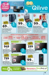 Gazetka promocyjna Auchan - 30 Lat Hipermarket - Gazetka - ważna od 11.03 do 11.03.2026 - strona 41 - produkty: LED TV, Top, Noż, Gry, Telefon, Blender, Czajnik, Gofrownica, Tarka, Opiekacz do kanapek, Urządzenie wielofunkcyjne, HD ready, Latarka, Grill, Smartfon