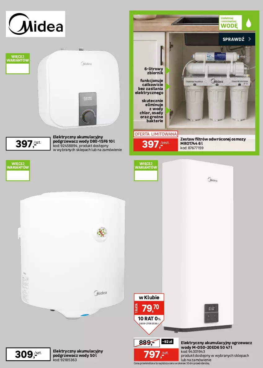 Gazetka promocyjna Leroy Merlin - Gazetka Leroy Merlin - ważna 26.08 do 27.09.2026 - strona 18 - produkty: Fa, Grzejnik, Grzejnik łazienkowy, Ogrzewacz wody, Silan