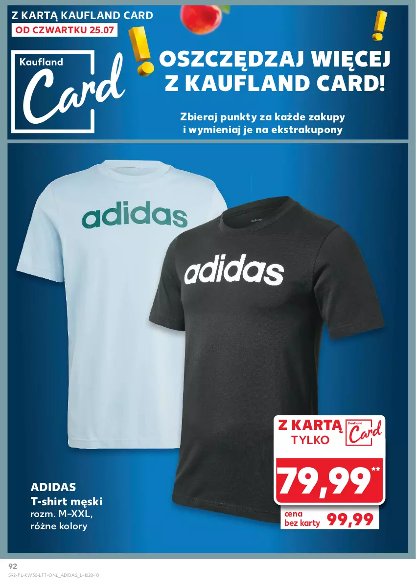 Gazetka promocyjna Kaufland - Gazetka tygodnia - ważna 25.07 do 31.07.2024 - strona 92 - produkty: Adidas, T-shirt