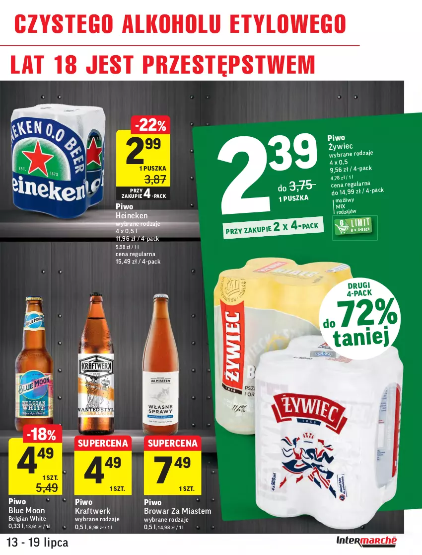 Gazetka promocyjna Intermarche - Gazetka promocyjna - ważna 13.07 do 19.07.2021 - strona 29 - produkty: Heineken, LG, Piwo