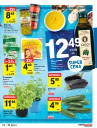 Gazetka promocyjna Intermarche - Gazetka promocyjna - Gazetka - ważna od 19.07 do 19.07.2021 - strona 17 - produkty: Top, Papryka, Ogórek, Bazyl, Oliwa z oliwek, Bazylia, Mięta