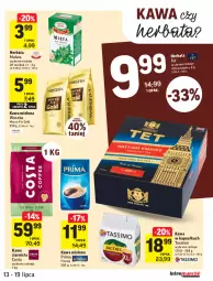 Gazetka promocyjna Intermarche - Gazetka promocyjna - Gazetka - ważna od 19.07 do 19.07.2021 - strona 25 - produkty: Kawa ziarnista, Kawa mielona, Kawa, Prima, Mocca Fix Gold, Woseba, Tassimo, Herbata