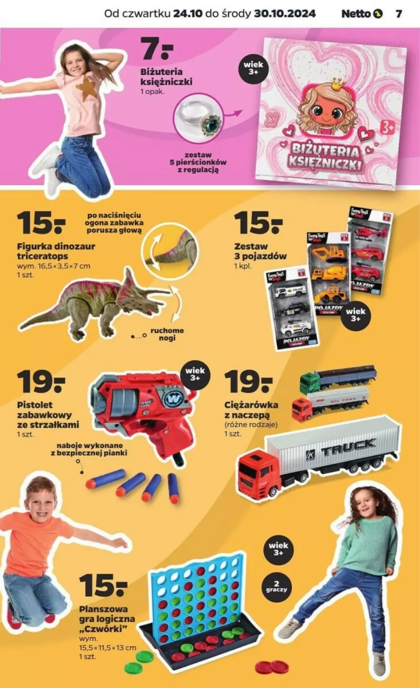 Gazetka promocyjna Netto - ważna 24.10 do 30.10.2024 - strona 8 - produkty: Dinozaur, Gra, Pistolet, Pojazd, Por, Top, Zabawka