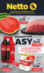 Gazetka promocyjna Netto - Gazetka spożywcza 27.06-02.07 - Gazetka - ważna od 02.07 do 02.07.2022 - strona 1 - produkty: Piwa, Piwo, Gra, Coca-Cola, Tyskie, Arbuz