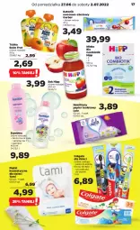 Gazetka promocyjna Netto - Gazetka spożywcza 27.06-02.07 - Gazetka - ważna od 02.07 do 02.07.2022 - strona 17 - produkty: HiPP, Sok, Gerber, Papier, Szczoteczka do zębów, Pasta do zębów, Papier toaletowy, Tonik, Płatki kosmetyczne, Szampon, Dzieci, Baton, Colgate, Nawilżany papier, Szczoteczka, Mleko, LG