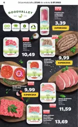 Gazetka promocyjna Netto - Gazetka spożywcza 27.06-02.07 - Gazetka - ważna od 02.07 do 02.07.2022 - strona 6 - produkty: Mięso mielone, Polędwiczka wieprzowa, Karkówka wieprzowa, Kiełbaski białe, Schab wieprzowy, Burger, Mięso
