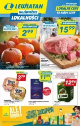 Gazetka promocyjna Lewiatan - Gazetka - ważna od 31.10 do 31.10.2023 - strona 1 - produkty: Piwa, Piec, Tchibo, Gin, Smakowita, Kawa mielona, Kawa, Fa
