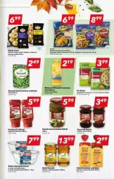 Gazetka promocyjna Lewiatan - Gazetka - ważna od 31.10 do 31.10.2023 - strona 5 - produkty: Buraczki, Pierogi, Ketchup, Sos, Ser, Gin, Ogórki konserwowe, Lack, Spaghetti, Miód, Rolnik, Pudliszki, Chleb, Frytki, Groszek, Lisner