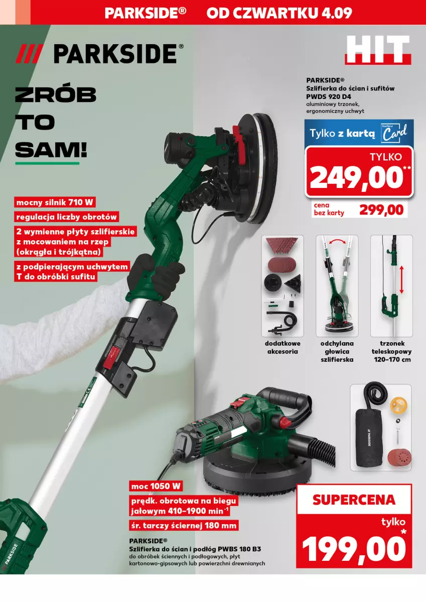 Gazetka promocyjna Kaufland - Kaufland - ważna 04.09 do 10.09.2025 - strona 6 - produkty: LANA, Parkside, Szlifierka, Teleskop
