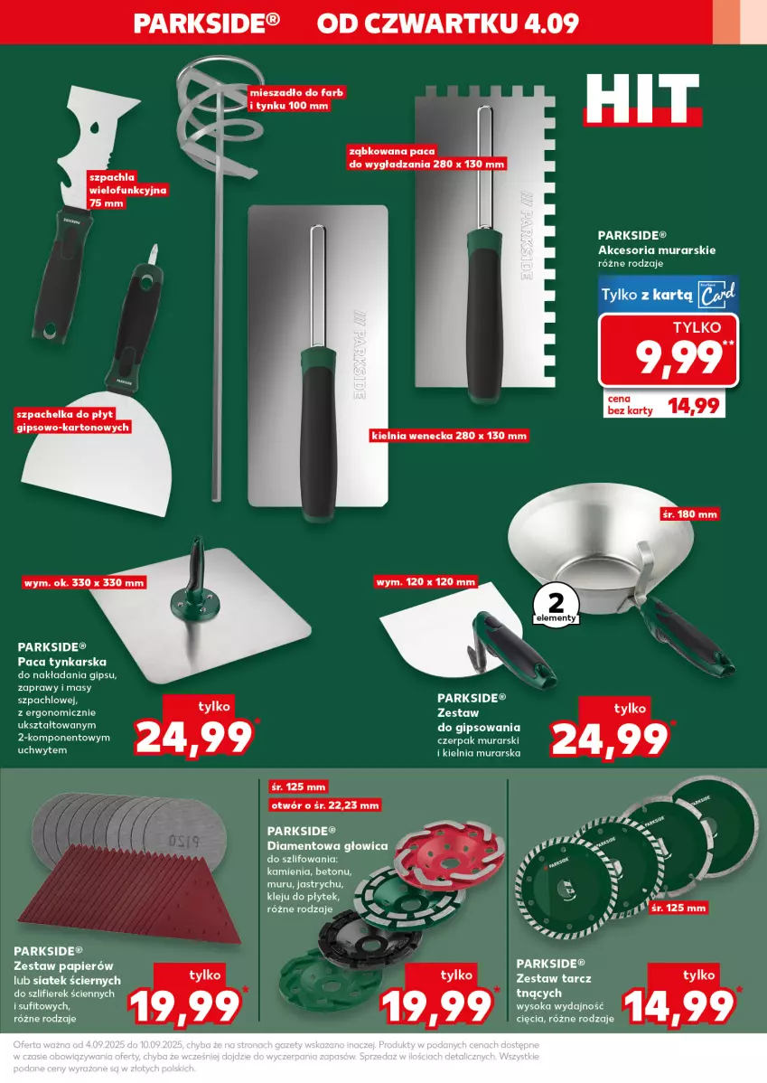 Gazetka promocyjna Kaufland - Kaufland - ważna 04.09 do 10.09.2025 - strona 7 - produkty: Fa, Klej, Mieszadło, Papier, Parkside, Sok