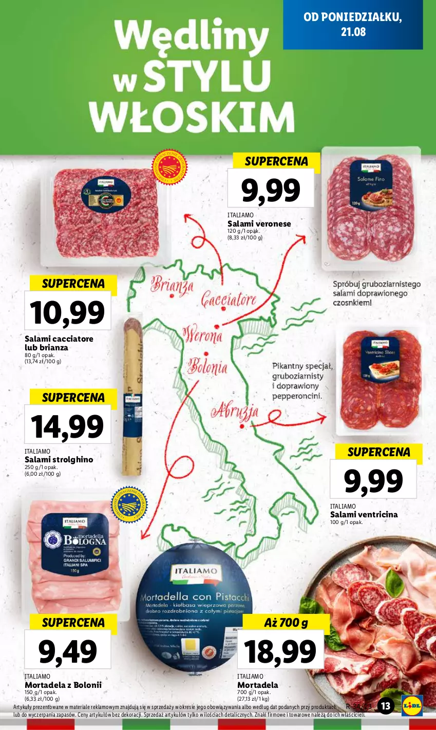 Gazetka promocyjna Lidl - GAZETKA - ważna 21.08 do 27.08.2023 - strona 19 - produkty: LG, Salami