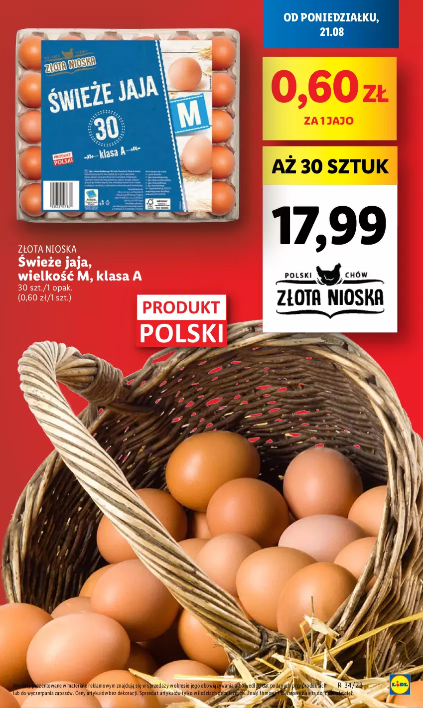 Gazetka promocyjna Lidl - GAZETKA - ważna 21.08 do 27.08.2023 - strona 3 - produkty: Jaja