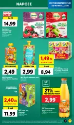 Gazetka promocyjna Lidl - GAZETKA - Gazetka - ważna od 27.08 do 27.08.2023 - strona 45 - produkty: Dawtona, Sok, Por, Mus, Gra, Inka, Kaktus, Napoje, Leon, Kubuś, Mango, Psi Patrol, Hortex