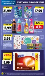 Gazetka promocyjna Lidl - GAZETKA - Gazetka - ważna od 27.08 do 27.08.2023 - strona 56 - produkty: Sos, Spray do czyszczenia, Papier, Zawieszki, Bref, Papier toaletowy, Ręcznik, Rolki, Chusteczki, Flora