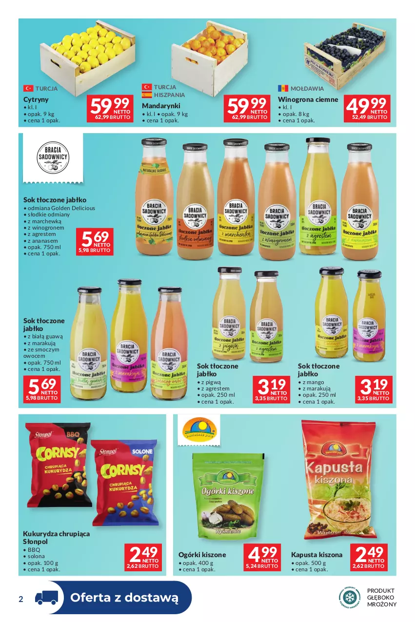 Gazetka promocyjna Makro - Dystrybucja do sklepów - ważna 27.10 do 23.11.2026 - strona 2 - produkty: Ananas, Cytryny, Gres, Kukurydza, Mandarynki, Mango, Owoce, Słonpol, Sok, Wino, Winogrona