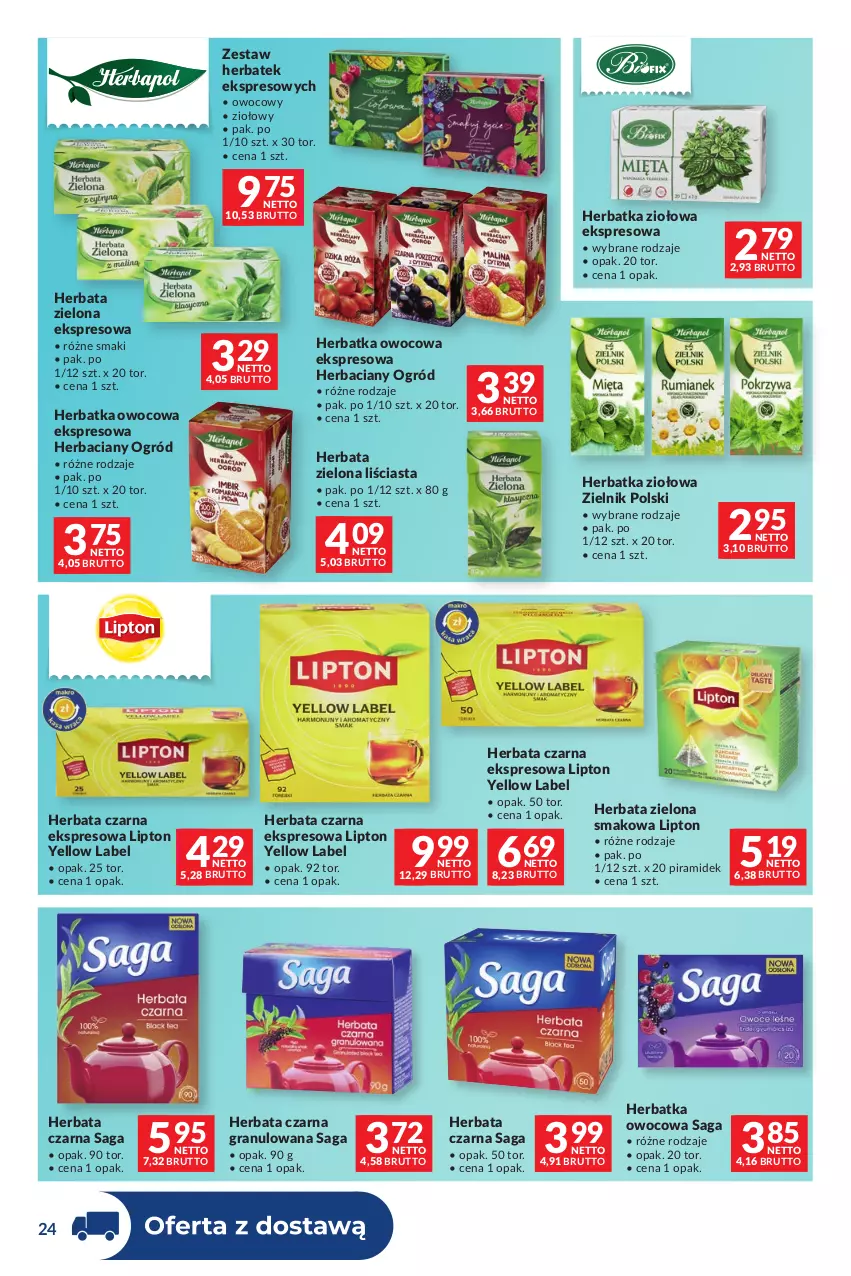 Gazetka promocyjna Makro - Dystrybucja do sklepów - ważna 27.10 do 23.11.2026 - strona 24 - produkty: Gra, Herbata, Herbata czarna, Lipton, Ogród, Saga