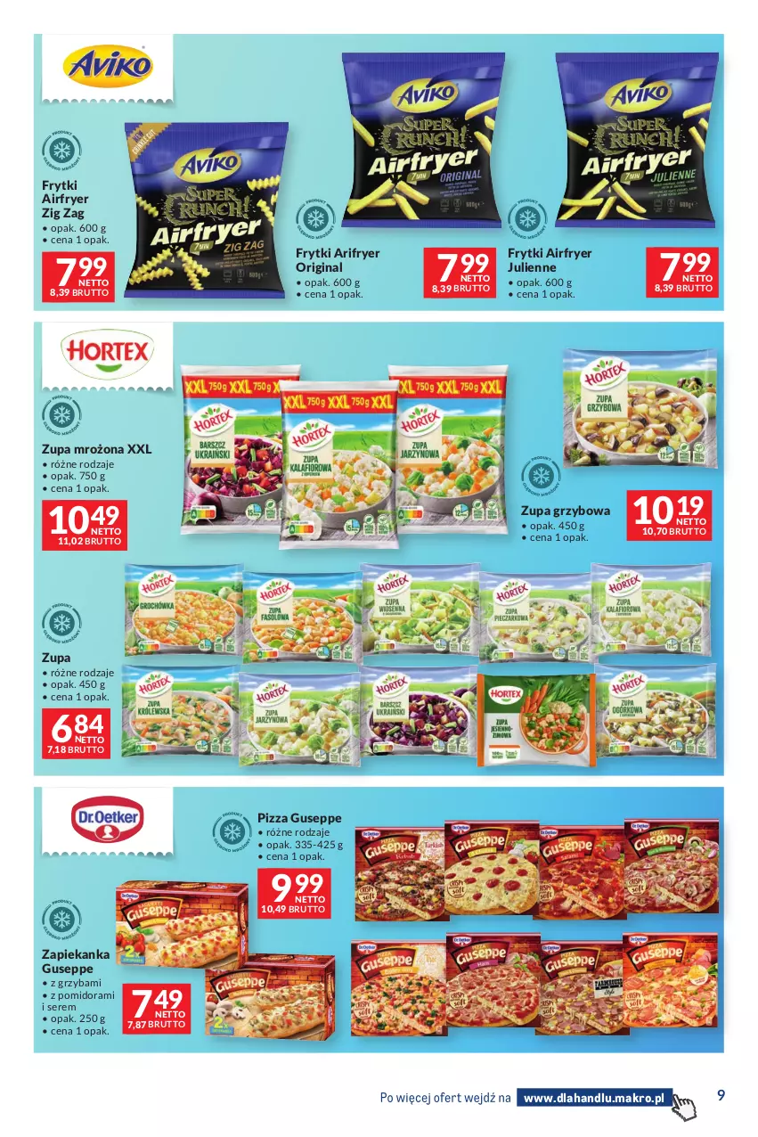 Gazetka promocyjna Makro - Dystrybucja do sklepów - ważna 27.10 do 23.11.2026 - strona 9 - produkty: Frytki, Gin, Pizza, Ser, Zapiekanka, Zupa