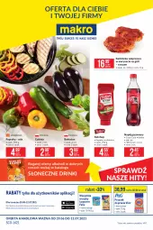 Gazetka promocyjna Makro - [Oferta promocyjna] Artykuły spożywcze - Gazetka - ważna od 12.07 do 12.07.2021 - strona 1 - produkty: Ketchup, Papryka, Proszek do prania, Karkówka wieprzowa, Coca-Cola, Vizir, Napój gazowany, Popcorn, Felix, Grill, Napój