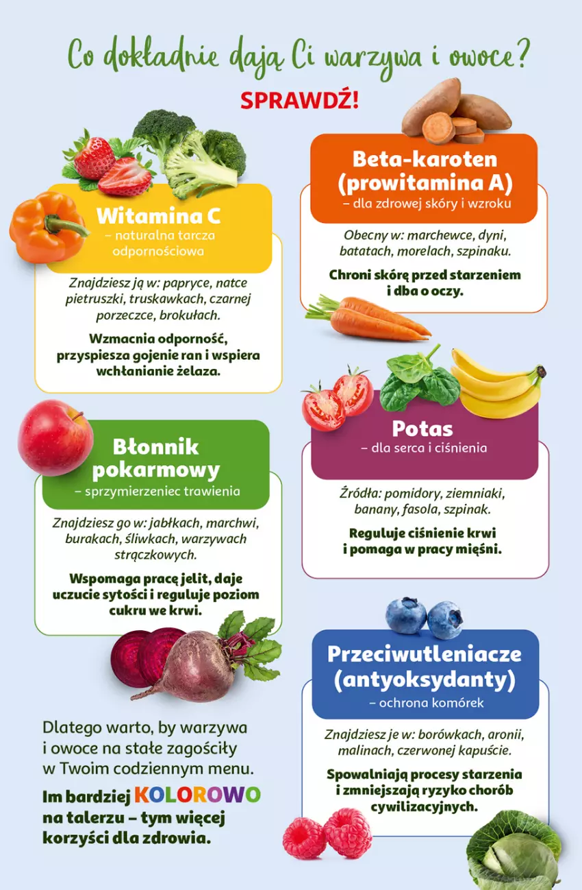 Gazetka promocyjna Auchan - Te URODZINY są NAJ Hipermarket - ważna 30.04 do 07.05.2025 - strona 13 - produkty: Banany, Borówka, Fa, Fasola, Jabłka, Morela, Owoce, Pomidory, Por, Ser, Szpinak, Talerz, Warzywa, Warzywa i owoce, Ziemniaki