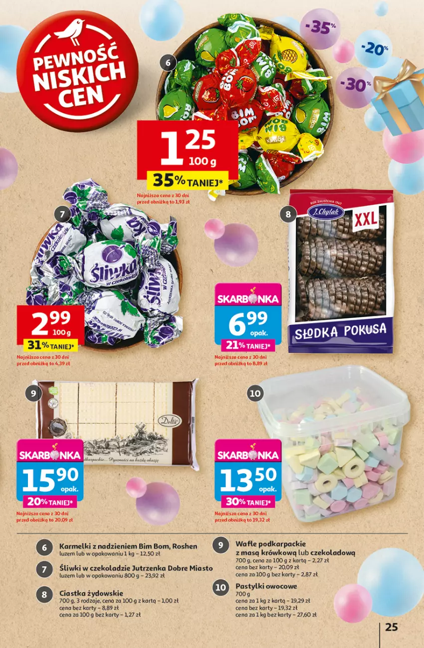 Gazetka promocyjna Auchan - Te URODZINY są NAJ Hipermarket - ważna 30.04 do 07.05.2025 - strona 29 - produkty: Ciastka, Jutrzenka, Karp, Pastylki, Wafle