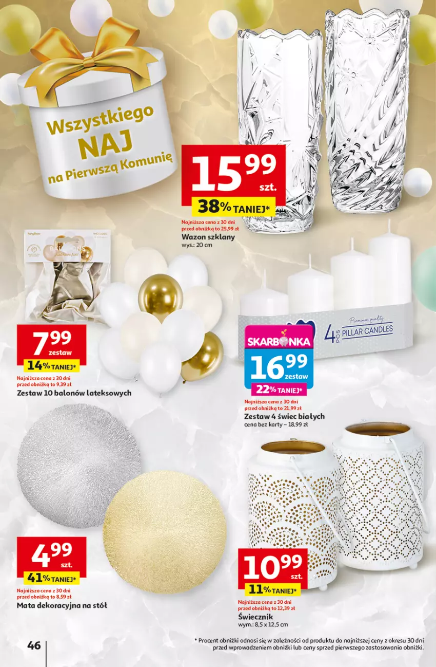 Gazetka promocyjna Auchan - Te URODZINY są NAJ Hipermarket - ważna 30.04 do 07.05.2025 - strona 50 - produkty: Mata dekoracyjna, Stół, Wazon