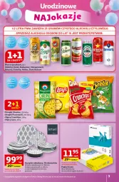 Gazetka promocyjna Auchan - Te URODZINY są NAJ Hipermarket - Gazetka - ważna od 07.05 do 07.05.2025 - strona 3 - produkty: Piwo, Cheetos, Ser, Por, Papier, Chipsy, Chrupki, LANA, Talerz, Przysnacki, Crunchips, Deser, Komplet obiadowy, Kozel