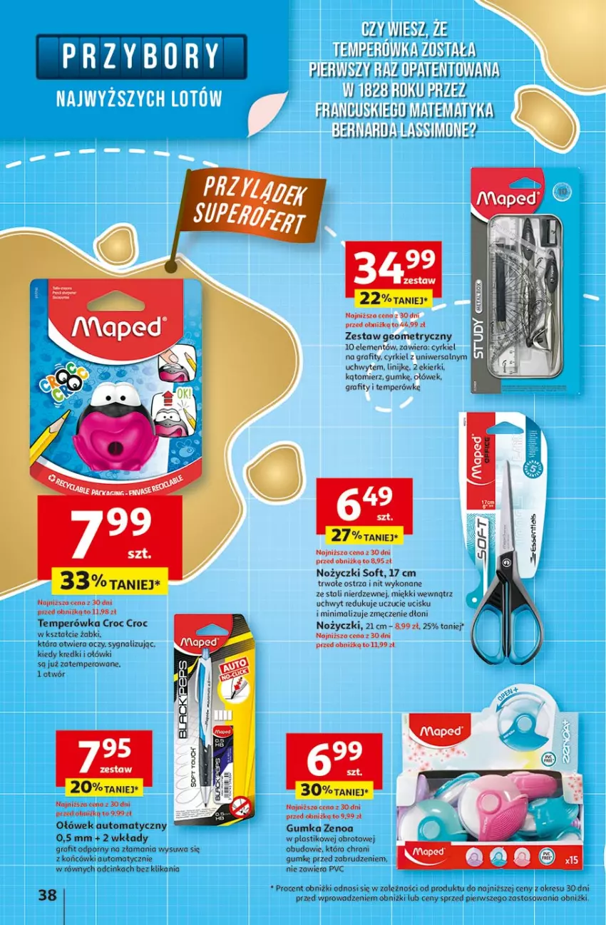 Gazetka promocyjna Auchan - Pewność niskich cen Hipermarket - ważna 17.07 do 23.07.2025 - strona 38 - produkty: Gra, Koc, Noż, Nożyczki, Por