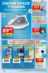 Gazetka promocyjna Auchan - Pewność niskich cen Hipermarket - Gazetka - ważna od 23.07 do 23.07.2025 - strona 34 - produkty: Piec, Kurczak, Odkurzacz, Redmi Note, Pralki, Pralka, Top, Por, Gra, Amol, Pojemnik, Tefal, Virtu, Bateria, Samsung, Zelmer, Frytki, Gala, Olej, Orka, Smartfon, Fa