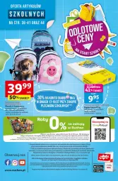 Gazetka promocyjna Auchan - Pewność niskich cen Hipermarket - Gazetka - ważna od 23.07 do 23.07.2025 - strona 45 - produkty: Top, Ser, Por, Gra, Papier, Plecak