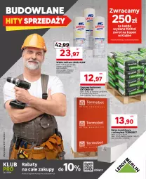 Gazetka promocyjna Leroy Merlin - Gazetka Leroy Merlin - Gazetka - ważna od 01.08 do 01.08.2023 - strona 1 - produkty: Gra, LANA, Wełna, Paleta, Wełna szklana