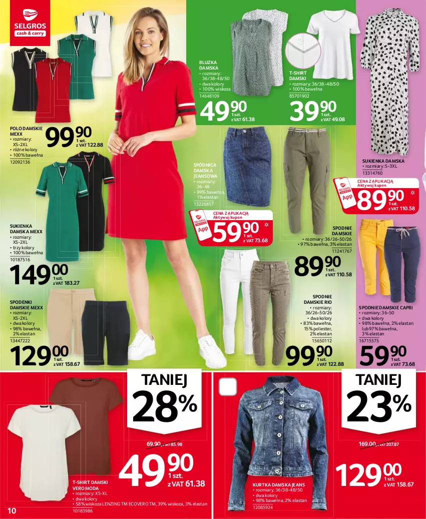 Gazetka promocyjna Selgros - Oferta przemysłowa - ważna 24.06 do 07.07.2021 - strona 10 - produkty: Kurtka, Mexx, Moda, Spódnica, Spodnie, Sukienka, T-shirt, Wełna