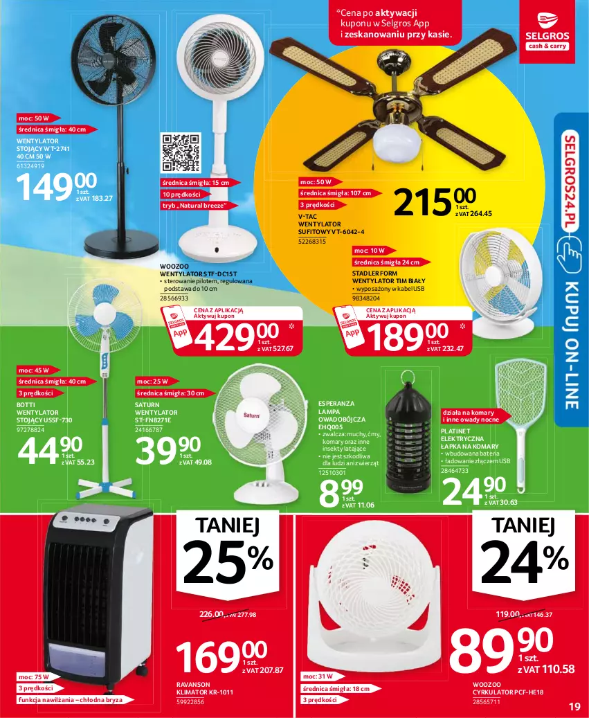 Gazetka promocyjna Selgros - Oferta przemysłowa - ważna 24.06 do 07.07.2021 - strona 19 - produkty: Bateria, Bryza, Kabel USB, Lampa, LG, PLATINET