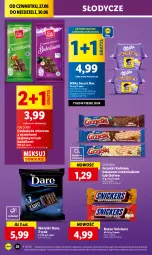 Gazetka promocyjna Lidl - GAZETKA - Gazetka - ważna od 30.06 do 30.06.2024 - strona 32 - produkty: Goplana, Gra, Snickers, LANA, Czekolada mleczna, Grześki, Czekolada, Baton, Kakao, Milka