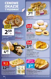 Gazetka promocyjna Auchan - Wielkie przeboje cenowe Hipermarket - Gazetka - ważna od 08.10 do 08.10.2025 - strona 24 - produkty: Strucla, Pączek, Ser, Bagietka, Chleb