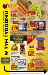 Gazetka promocyjna Biedronka - Gazetka - ważna od 23.10 do 23.10.2021 - strona 1 - produkty: Mozzarella, Kawa rozpuszczalna, Ser, Gra, Prince Polo, Karkówka wieprzowa, Persil, Wafelek, Kawa, , Kapsułki do prania, Kiełbasa, Kiełbasa śląska