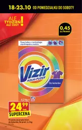 Gazetka promocyjna Biedronka - Gazetka - ważna od 23.10 do 23.10.2021 - strona 8 - produkty: Proszek do prania, Vizir