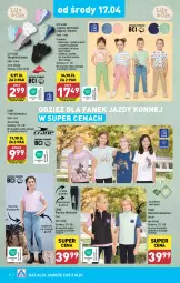 Gazetka promocyjna Aldi - Pełna oferta - Gazetka - ważna od 20.04 do 20.04.2024 - strona 34 - produkty: Gin, Karp, T-shirt, Skarpetki, Kamizelka, Wełna, Dzieci, Fa