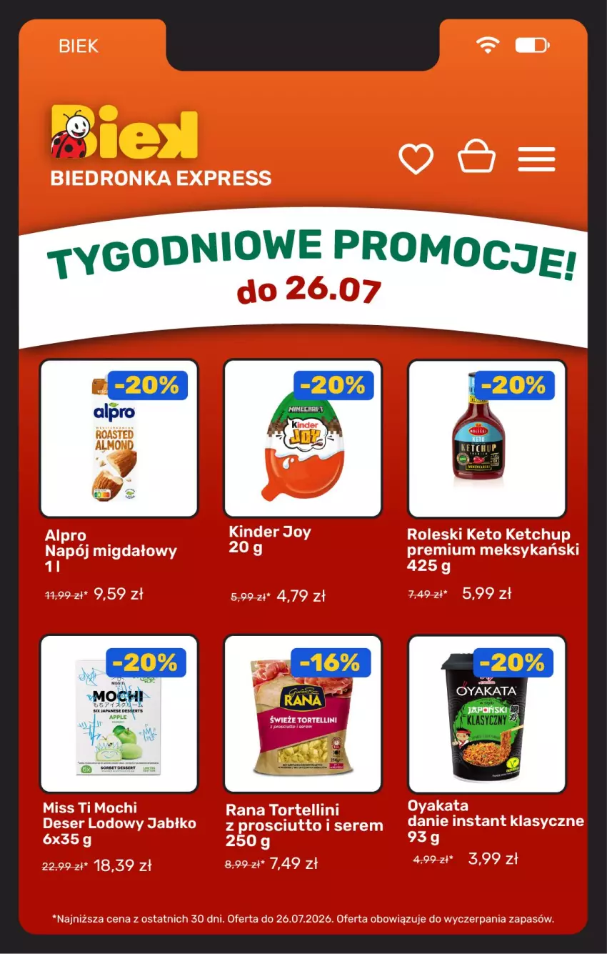 Gazetka promocyjna Biedronka - BIEK - ważna 24.07 do 31.07.2026 - strona 7 - produkty: Ser