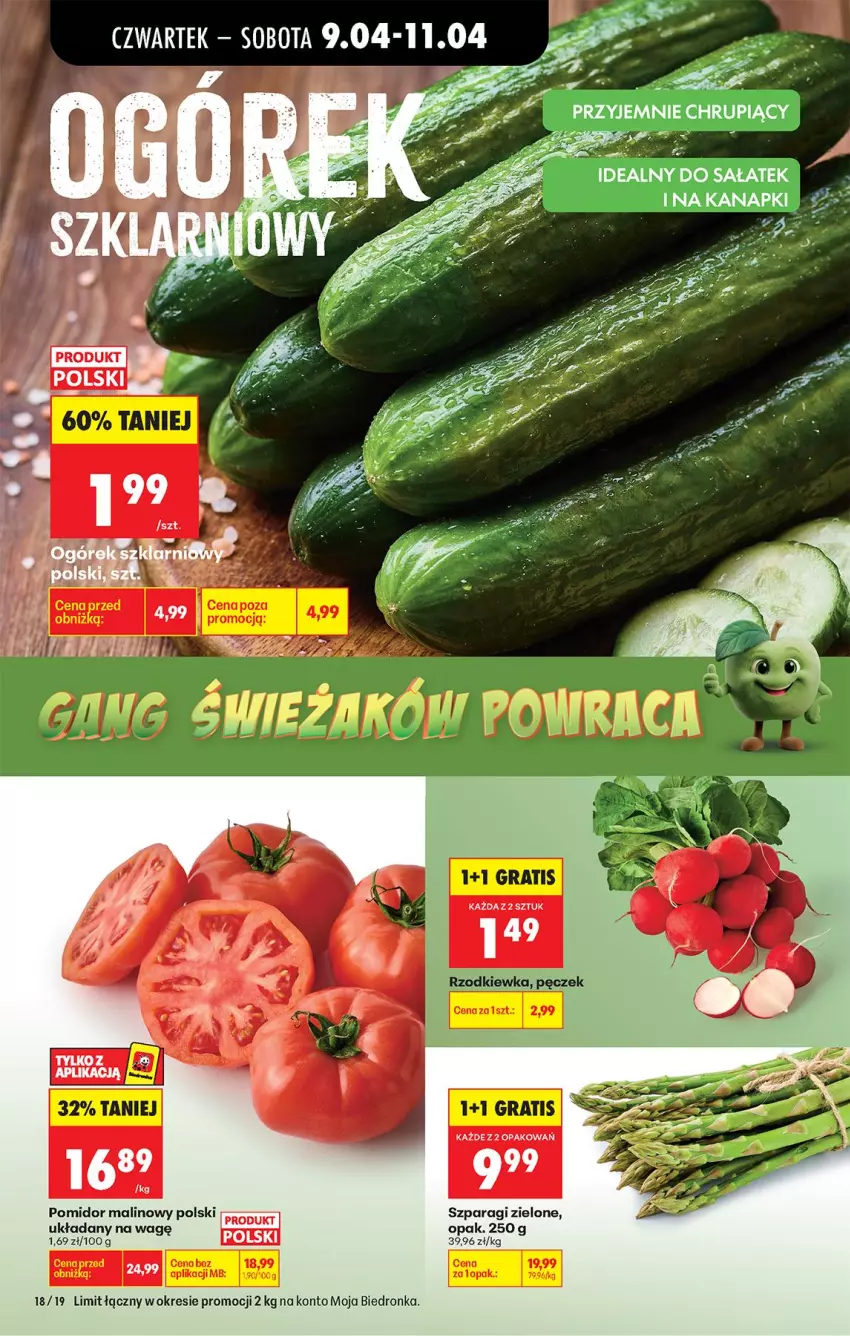 Gazetka promocyjna Biedronka - Od Czwartku - ważna 09.04 do 15.04.2026 - strona 26 - produkty: Pomidor malinowy