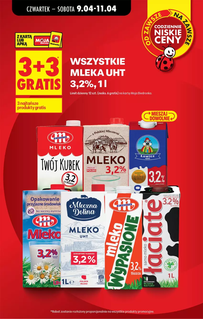 Gazetka promocyjna Biedronka - Od Czwartku - ważna 09.04 do 15.04.2026 - strona 3 - produkty: Gra, Mleko