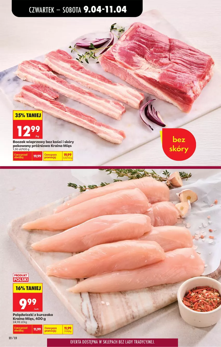 Gazetka promocyjna Biedronka - Od Czwartku - ważna 09.04 do 15.04.2026 - strona 32 - produkty: Boczek, Boczek wieprzowy, Kurczak, Polędwiczki z kurczaka