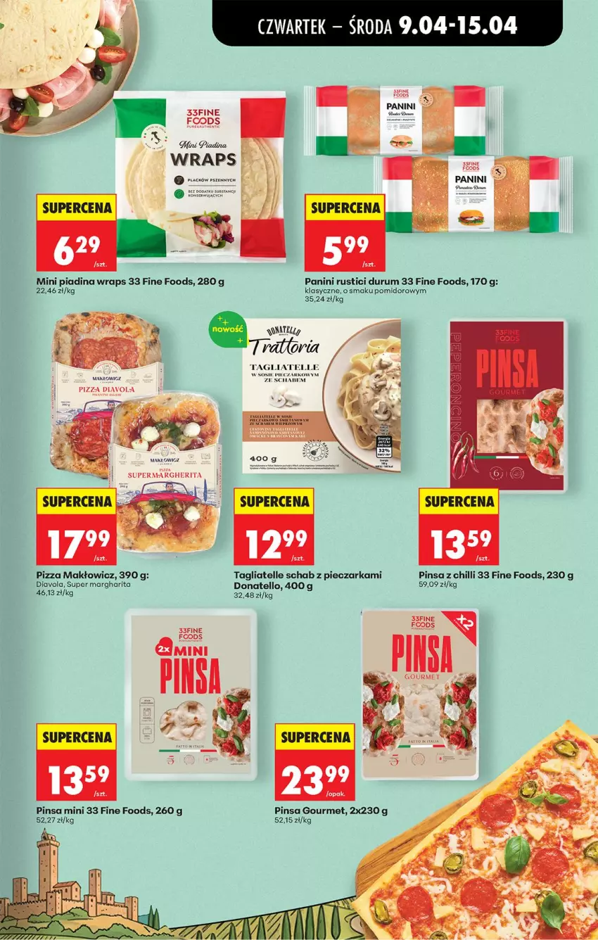 Gazetka promocyjna Biedronka - Od Czwartku - ważna 09.04 do 15.04.2026 - strona 51 - produkty: Nuty, Piec, Pieczarka, Pizza, Rum, Rust, Sos, Tagliatelle