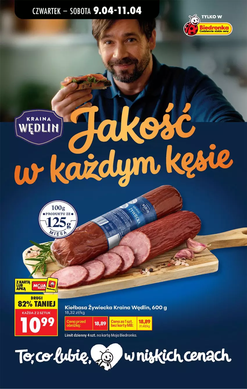 Gazetka promocyjna Biedronka - Od Czwartku - ważna 09.04 do 15.04.2026 - strona 58 - produkty: AEG, Kiełbasa