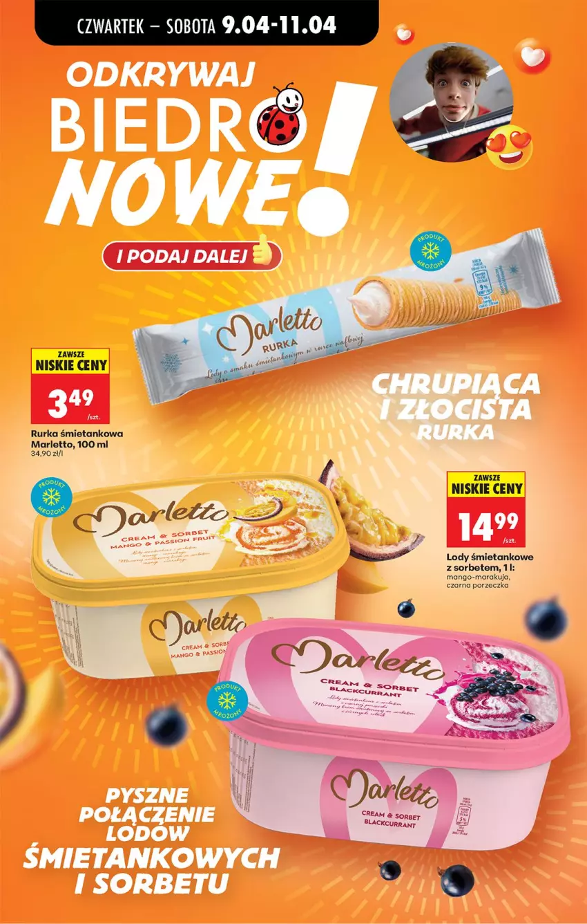 Gazetka promocyjna Biedronka - Od Czwartku - ważna 09.04 do 15.04.2026 - strona 67 - produkty: Lody, Por