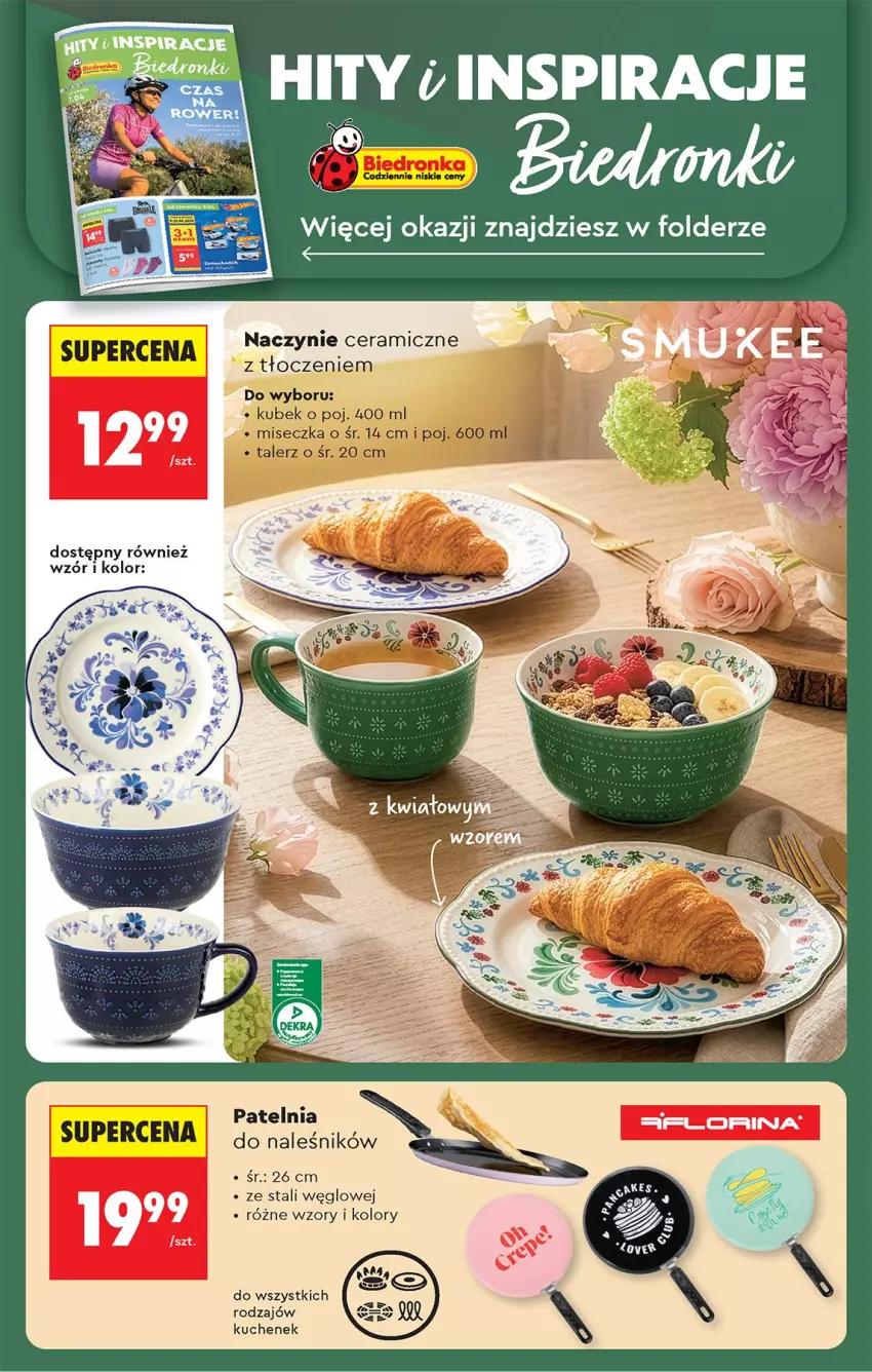 Gazetka promocyjna Biedronka - Od Czwartku - ważna 09.04 do 15.04.2026 - strona 84 - produkty: Kubek, Miseczka, Patelnia, Talerz