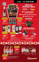 Gazetka promocyjna Biedronka - Od Czwartku - Gazetka - ważna od 15.04 do 15.04.2026 - strona 65 - produkty: Majonez, Ketchup, Sos, Gra, Szal, Pudliszki, Grill, Pomidory, Heinz, Fa