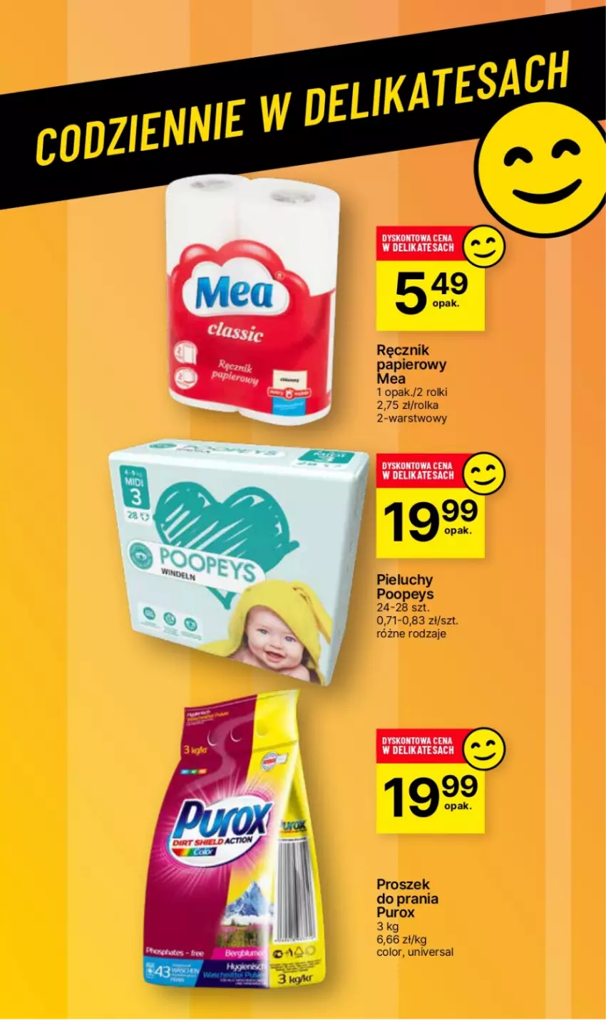 Gazetka promocyjna Delikatesy Centrum - NOWA GAZETKA Delikatesy Centrum od 18 stycznia! 18-24.01.2024 - ważna 18.01 do 24.01.2024 - strona 39 - produkty: Papier, Pieluchy, Proszek do prania, Pur, Ręcznik, Rolki