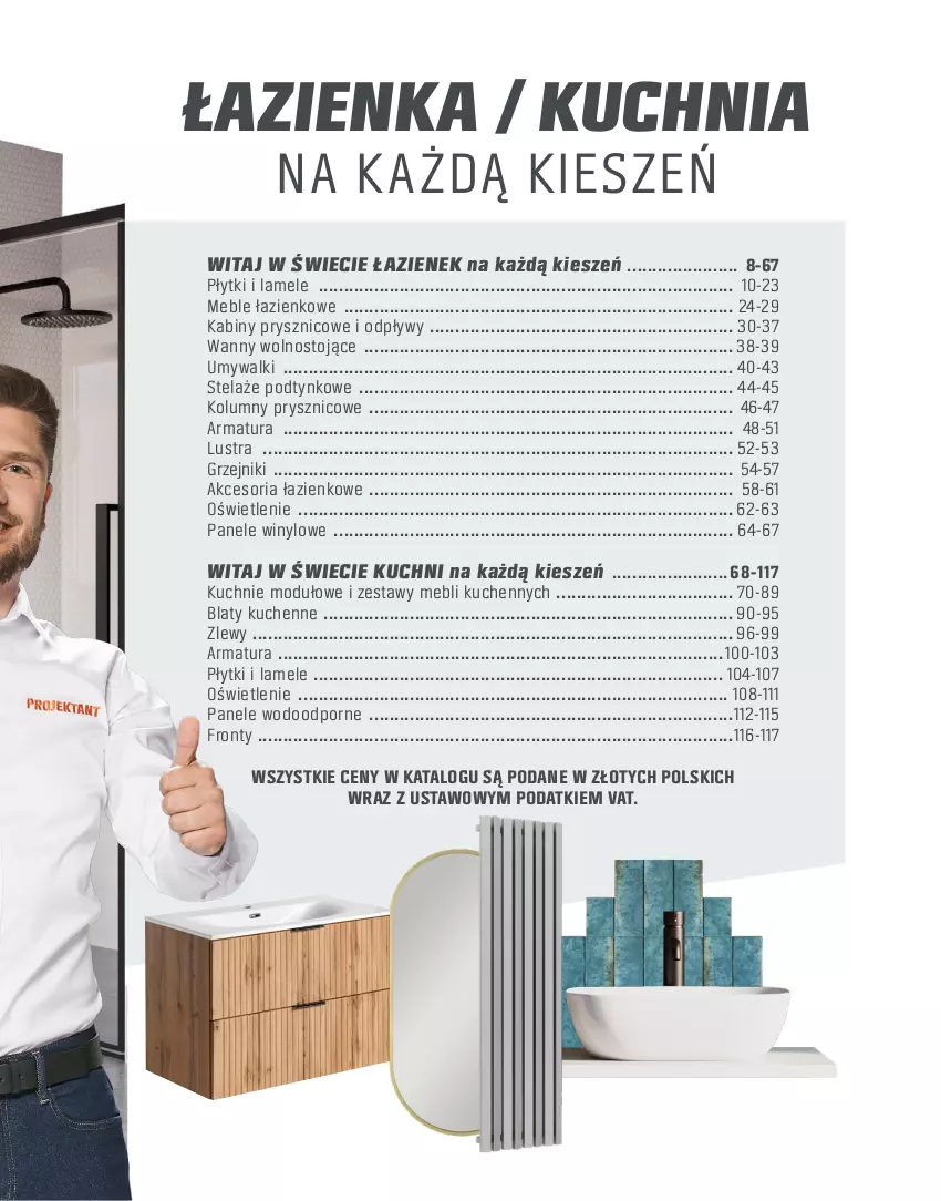 Gazetka promocyjna Obi - Gazetka OBI - ważna 01.07 do 31.12.2023 - strona 3 - produkty: Grzejnik, Kuchnia, Meble, Meble łazienkowe, Por, Zlew