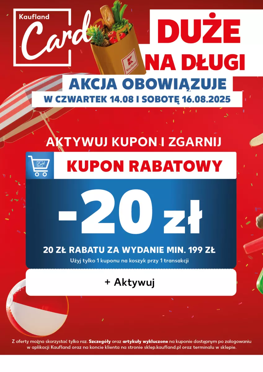 Gazetka promocyjna Kaufland - Kaufland - ważna 13.08 do 20.08.2025 - strona 4 - produkty: Kosz, Tran